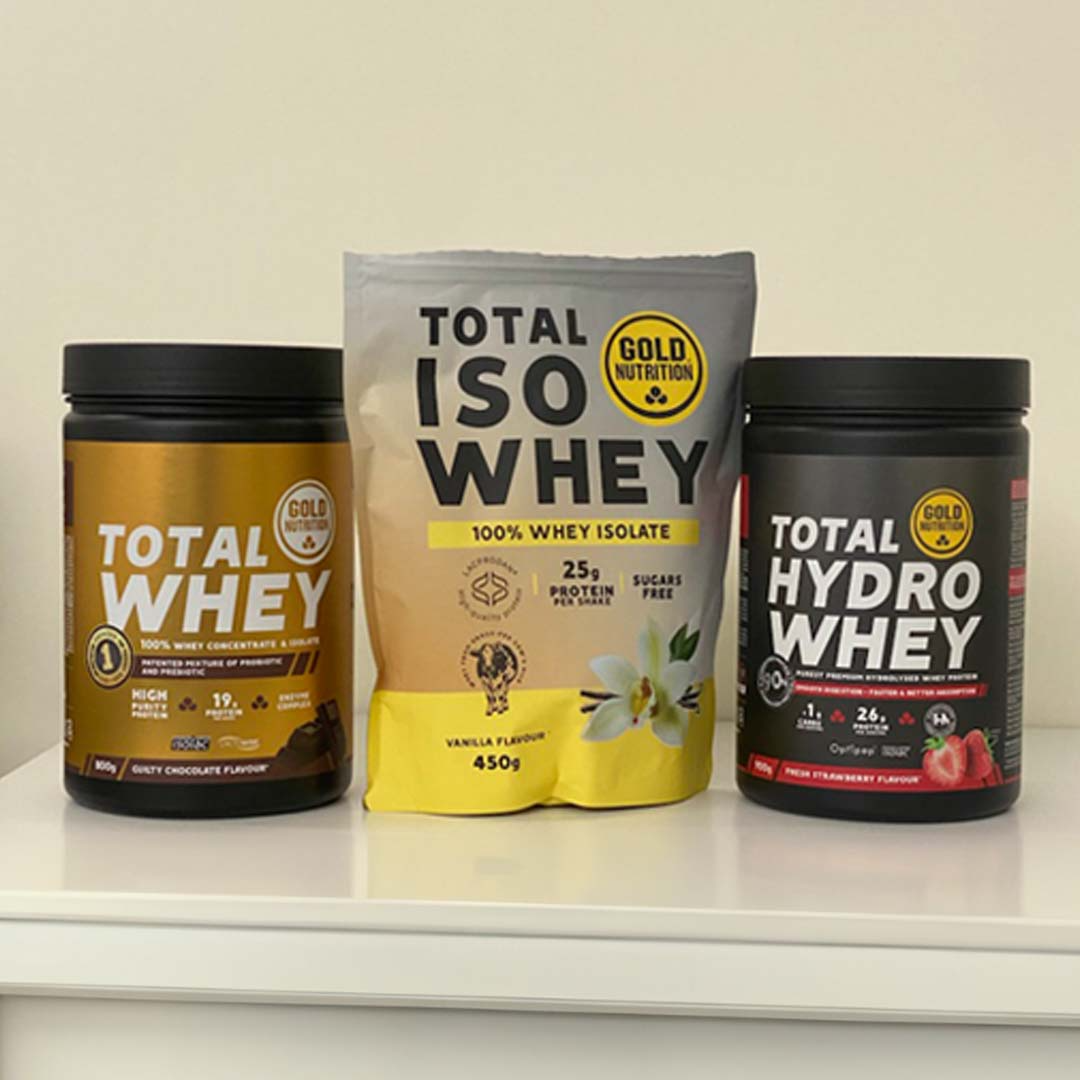 Sabes que existem diferentes tipos de Proteína Whey? Vem descobrir as diferenças entre nelas neste artigo. | Tipos de Proteína Whey: quais as diferenças? | Blog | GoldNutrition