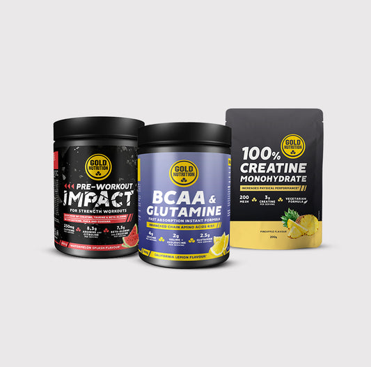 BCAA & Glutamine Powder + Pre-Workout Impact