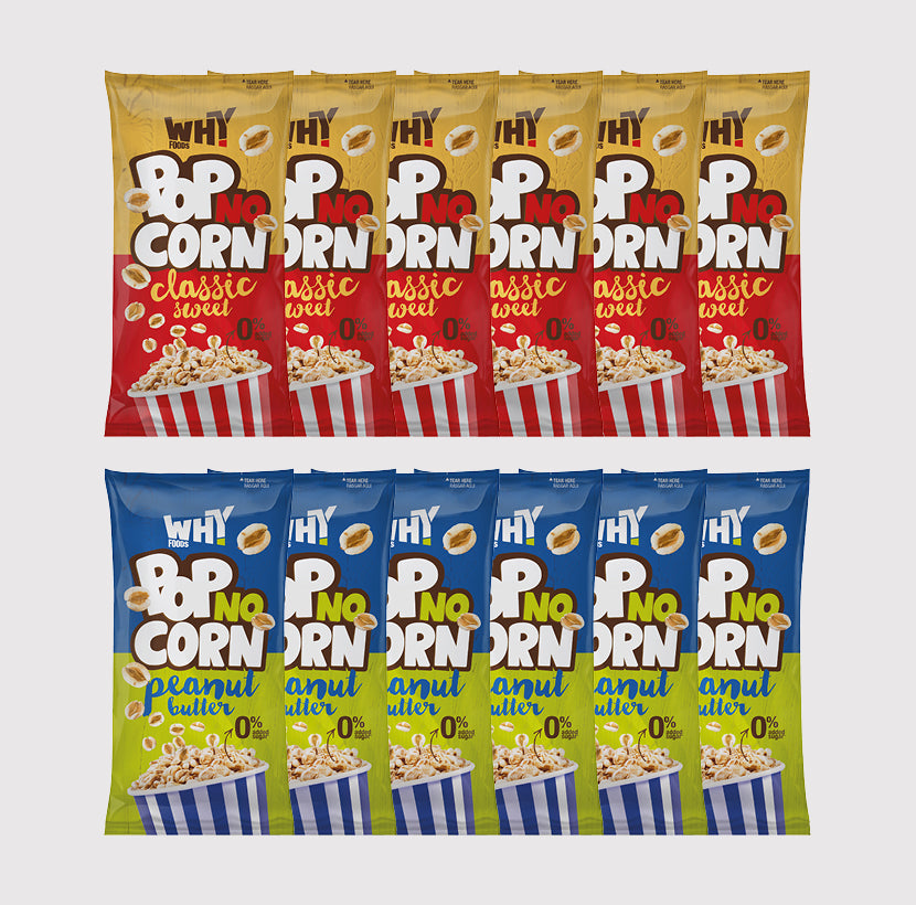 Pack 12 uni. Pop no Corn - Mix Sabores